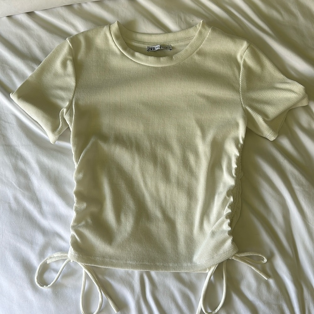 Medium Zara White Crop Top